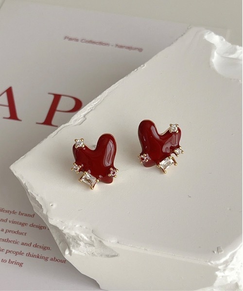 Burner（バーナー）の「【OKUOKU　0909】ハート モチーフ カラフル ピアス oku-pierce-g1 N（ピアス（両耳用）・レディース・その他4/Y/F/E/D/C/R/P/G/B/Q/O/その他5/W/V/T/その他7/X/Z/N/H/I/K/L/M/A/その他2/その他3・FREE）」の18枚目の写真