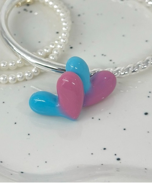 Burner（バーナー）の「【OKUOKU　0909】ハート モチーフ カラフル ピアス oku-pierce-g1 N（ピアス（両耳用）・レディース・その他4/Y/F/E/D/C/R/P/G/B/Q/O/その他5/W/V/T/その他7/X/Z/N/H/I/K/L/M/A/その他2/その他3・FREE）」の20枚目の写真