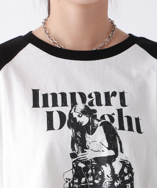 repipi armario(レピピ アルマリオ)の「GIRLプリントラグランT(Tシャツ/カットソー・キッズ・グレー/ホワイト/ピンク・SMALL/MEDIUM/LARGE)」の13枚目の写真