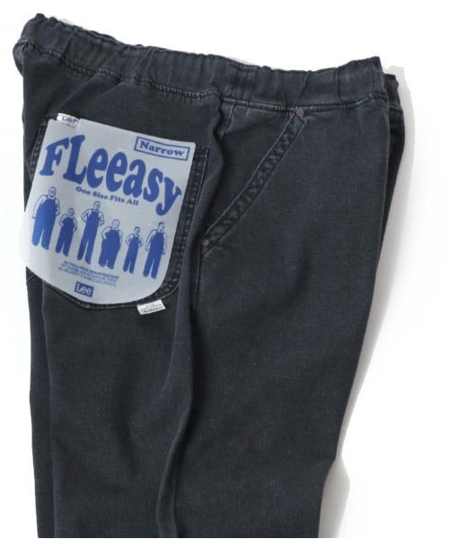 Lee(リー)の「Lee/リー Fleeasy Narrow フリージー ナロー XSからXXLまでカバーできるワンサイズのデニムパンツ(デニムパンツ・メンズ・ワンウォッシュ/ブルー/ブラック系その他/ブルー系その他/ストライプ/ブラック系その他2・FREE)」の2枚目の写真