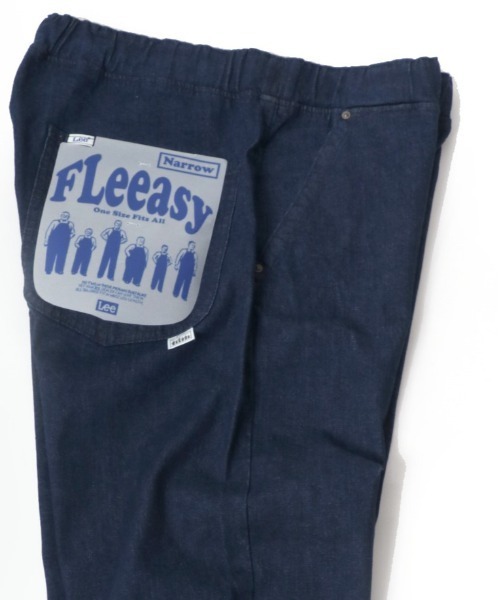 Lee(リー)の「Lee/リー Fleeasy Narrow フリージー ナロー XSからXXLまでカバーできるワンサイズのデニムパンツ(デニムパンツ・メンズ・ワンウォッシュ/ブルー/ブラック系その他/ブルー系その他/ストライプ/ブラック系その他2・FREE)」の5枚目の写真