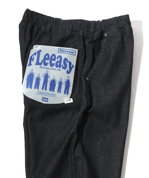 Lee(リー)の「Lee/リー Fleeasy Narrow フリージー ナロー XSからXXLまでカバーできるワンサイズのデニムパンツ(デニムパンツ・メンズ・ワンウォッシュ/ブルー/ブラック系その他/ブルー系その他/ストライプ/ブラック系その他2・FREE)」の3枚目の写真