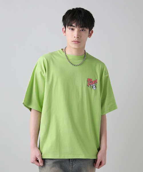 Ed Hardy(エドハーディー)の「Buyer's Select/ED HARDYアートバックプリントウルフプリント半袖Tシャツ(Tシャツ/カットソー・メンズ・ブラック/ホワイト/ライム・M/L)」の3枚目の写真