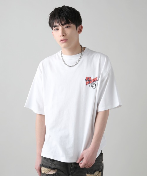 Ed Hardy(エドハーディー)の「Buyer's Select/ED HARDYアートバックプリントウルフプリント半袖Tシャツ(Tシャツ/カットソー・メンズ・ブラック/ホワイト/ライム・M/L)」の9枚目の写真