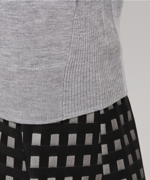 VENERTA knitwear（ヴェネルタニットウェア）の「VENERTA　KNITWEAR　ヴェネルタ　WISCONSIN　TRACK　HOLIDAY　LINE（ニット/セーター・レディース・グレー・FREE）」の10枚目の写真