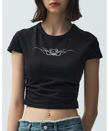 Midnight Move | Midnight Move／バックスリットT（カップ付き）(Tシャツ/カットソー)