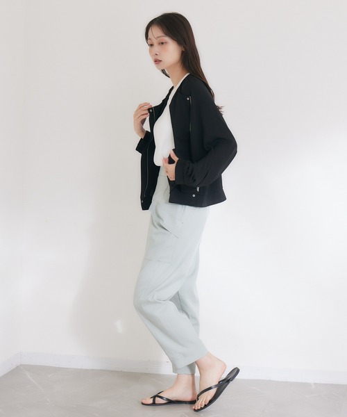 KATHARINE ROSS（キャサリンロス）の「【KATHARINE ROSS】ワークパンツ（カーゴパンツ・レディース・ライトグリーン/チャコールグレー・MEDIUM）」の14枚目の写真