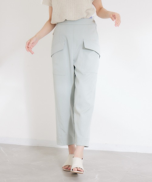 KATHARINE ROSS（キャサリンロス）の「【KATHARINE ROSS】ワークパンツ（カーゴパンツ・レディース・ライトグリーン/チャコールグレー・MEDIUM）」の18枚目の写真