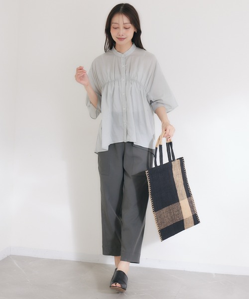 KATHARINE ROSS（キャサリンロス）の「【KATHARINE ROSS】ワークパンツ（カーゴパンツ・レディース・ライトグリーン/チャコールグレー・MEDIUM）」の5枚目の写真