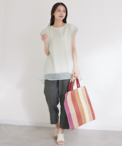 KATHARINE ROSS（キャサリンロス）の「【KATHARINE ROSS】ワークパンツ（カーゴパンツ・レディース・ライトグリーン/チャコールグレー・MEDIUM）」の7枚目の写真