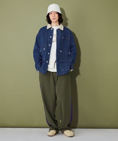 CITEN（シテン）の「＜CITEN＞ マルチポケット カバーオール（カバーオール・メンズ・コバルトブルー/ブラック・M/L）」の4枚目の写真