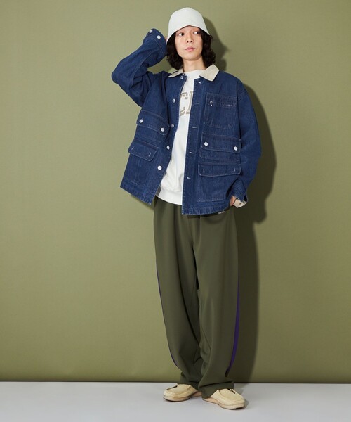 CITEN（シテン）の「＜CITEN＞ マルチポケット カバーオール（カバーオール・メンズ・コバルトブルー/ブラック・M/L）」の5枚目の写真