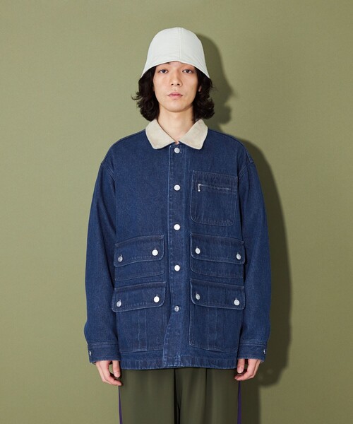 CITEN（シテン）の「＜CITEN＞ マルチポケット カバーオール（カバーオール・メンズ・コバルトブルー/ブラック・M/L）」の9枚目の写真