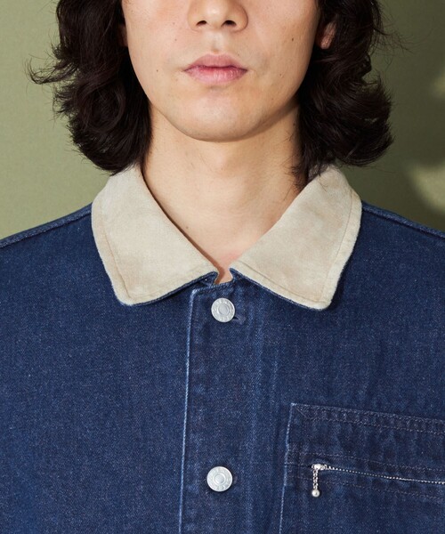 CITEN（シテン）の「＜CITEN＞ マルチポケット カバーオール（カバーオール・メンズ・コバルトブルー/ブラック・M/L）」の12枚目の写真