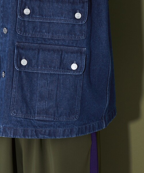 CITEN（シテン）の「＜CITEN＞ マルチポケット カバーオール（カバーオール・メンズ・コバルトブルー/ブラック・M/L）」の14枚目の写真