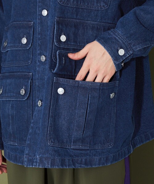 CITEN（シテン）の「＜CITEN＞ マルチポケット カバーオール（カバーオール・メンズ・コバルトブルー/ブラック・M/L）」の15枚目の写真