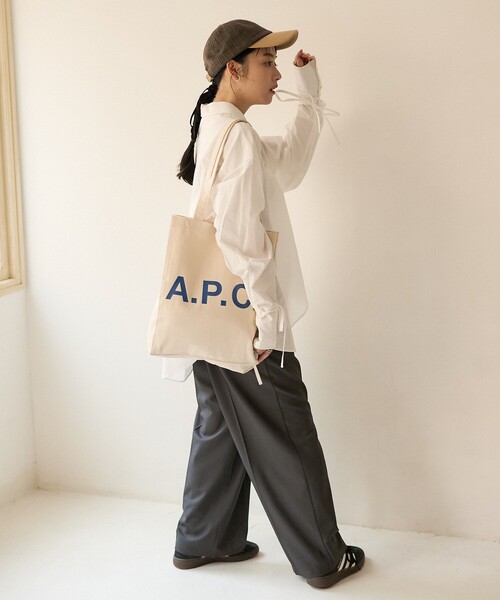 FREAK'S STORE(フリークスストア)の「チェックメルトンキャップ(キャップ・レディース・ベージュ/グレー・ONE SIZE)」の8枚目の写真