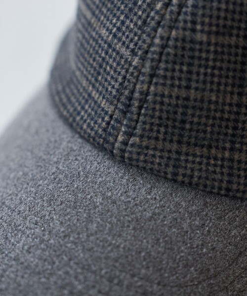FREAK'S STORE(フリークスストア)の「チェックメルトンキャップ(キャップ・レディース・ベージュ/グレー・ONE SIZE)」の16枚目の写真