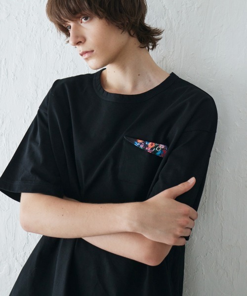 rehacer(レアセル)の「rehacer : Botanical Pocket HW CS / ボタニカルポケット ヘビーウェイト カットソー(Tシャツ/カットソー・メンズ・ホワイト/ブラック/グレー・SMALL/MEDIUM/LARGE/X-LARGE)」の5枚目の写真