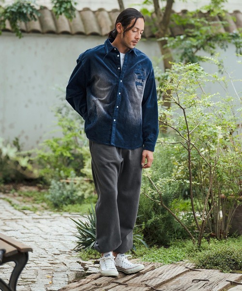 CAMBIO（カンビオ）の「mp12573-Pigment Dyed Back Brashed Sweat Pants スウェットパンツ（スウェットパンツ・メンズ・ラベンダー/ミント/ブラック・M/L）」の8枚目の写真