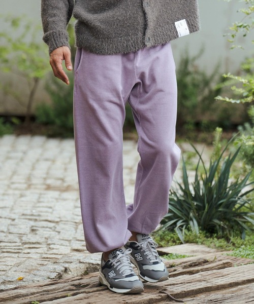 CAMBIO（カンビオ）の「mp12573-Pigment Dyed Back Brashed Sweat Pants スウェットパンツ（スウェットパンツ・メンズ・ラベンダー/ミント/ブラック・M/L）」の12枚目の写真
