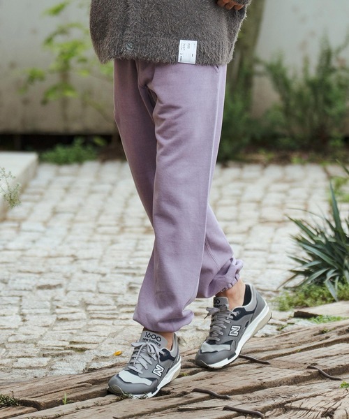 CAMBIO（カンビオ）の「mp12573-Pigment Dyed Back Brashed Sweat Pants スウェットパンツ（スウェットパンツ・メンズ・ラベンダー/ミント/ブラック・M/L）」の13枚目の写真