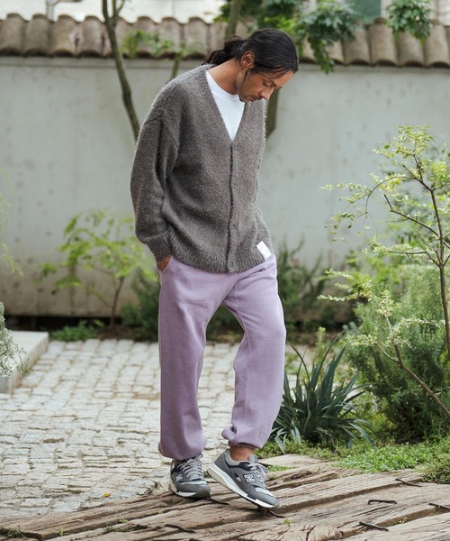CAMBIO（カンビオ）の「mp12573-Pigment Dyed Back Brashed Sweat Pants スウェットパンツ（スウェットパンツ・メンズ・ラベンダー/ミント/ブラック・M/L）」の15枚目の写真
