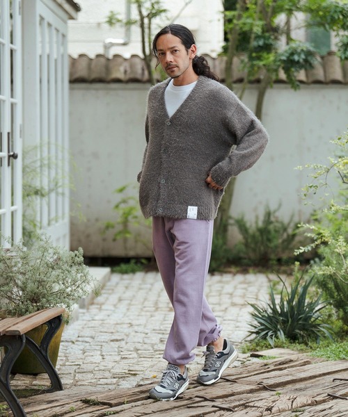 CAMBIO（カンビオ）の「mp12573-Pigment Dyed Back Brashed Sweat Pants スウェットパンツ（スウェットパンツ・メンズ・ラベンダー/ミント/ブラック・M/L）」の16枚目の写真