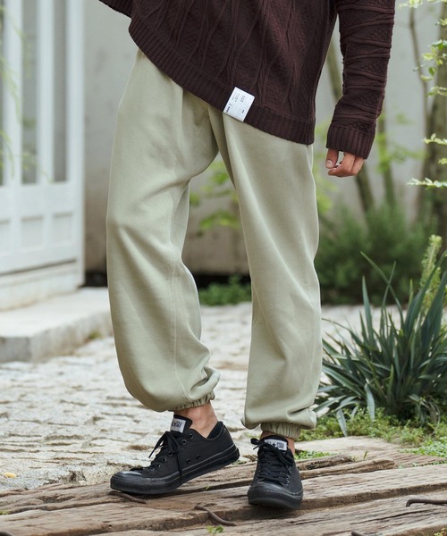 CAMBIO（カンビオ）の「mp12573-Pigment Dyed Back Brashed Sweat Pants スウェットパンツ（スウェットパンツ・メンズ・ラベンダー/ミント/ブラック・M/L）」の17枚目の写真