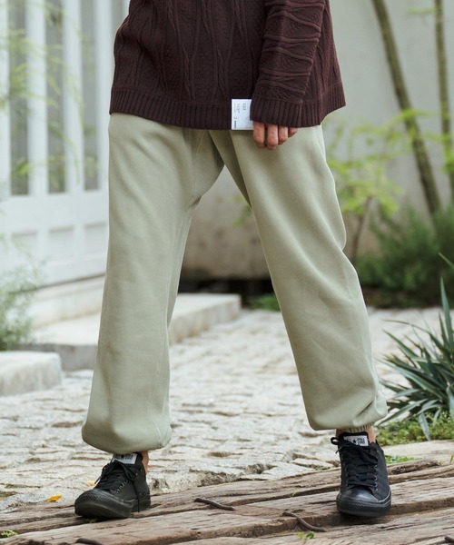 CAMBIO（カンビオ）の「mp12573-Pigment Dyed Back Brashed Sweat Pants スウェットパンツ（スウェットパンツ・メンズ・ラベンダー/ミント/ブラック・M/L）」の18枚目の写真