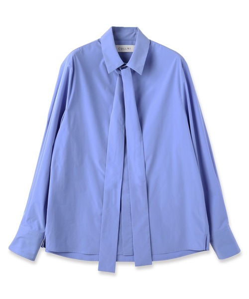 CULLNI クルニ ボウタイシャツ サイズ1 パープル 紫 CULLNI（クルニ）の「24-AW-023 / Typewiter Bowtie Shirt