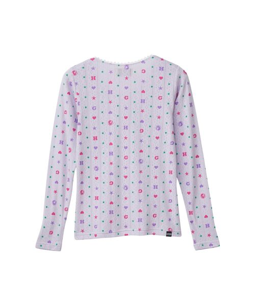 HYSTERIC GLAMOUR（ヒステリックグラマー）の「GIRL ARE CRAZY チビTシャツ（Tシャツ/カットソー・レディース・ブルー系その他/ホワイト系その他/パープル系その他・FREE）」の6枚目の写真