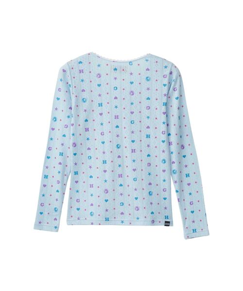 HYSTERIC GLAMOUR（ヒステリックグラマー）の「GIRL ARE CRAZY チビTシャツ（Tシャツ/カットソー・レディース・ブルー系その他/ホワイト系その他/パープル系その他・FREE）」の8枚目の写真