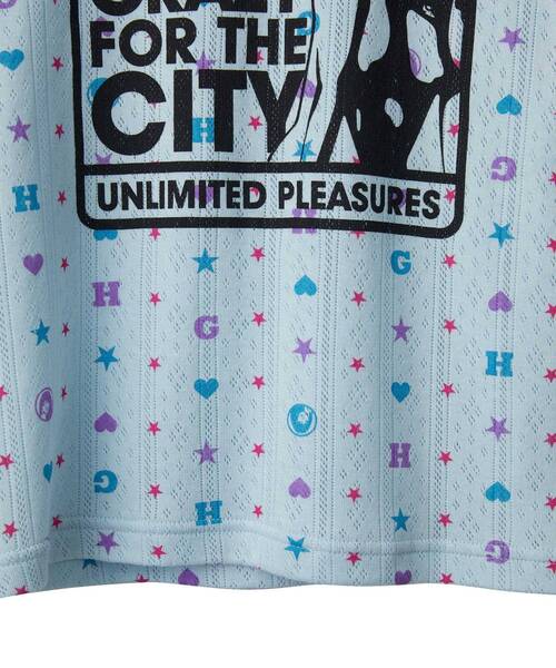 HYSTERIC GLAMOUR（ヒステリックグラマー）の「GIRL ARE CRAZY チビTシャツ（Tシャツ/カットソー・レディース・ブルー系その他/ホワイト系その他/パープル系その他・FREE）」の9枚目の写真