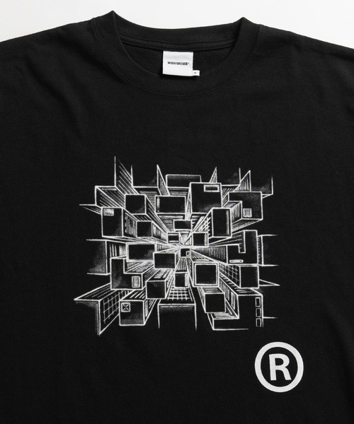 WISH FOR EVER(ウィッシュフォーエバー)の「DRAWCODE ART GRAPHIC T/ドローコードアートグラフィックT(Tシャツ/カットソー・メンズ・イエロー/ブラック/グレー・MEDIUM/LARGE)」の12枚目の写真