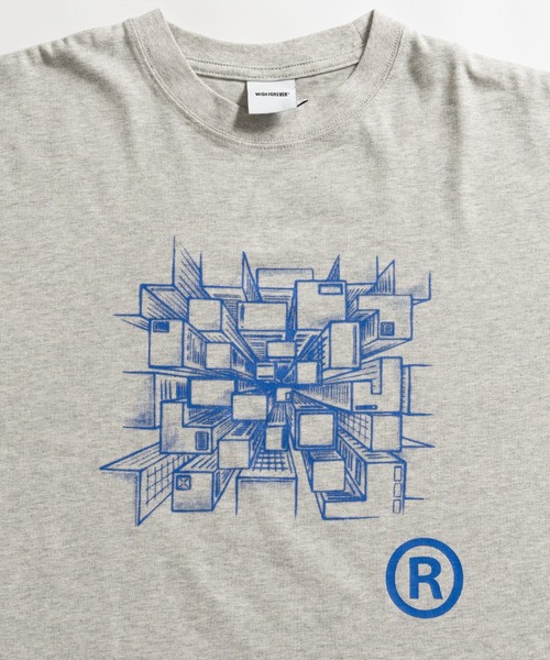 WISH FOR EVER(ウィッシュフォーエバー)の「DRAWCODE ART GRAPHIC T/ドローコードアートグラフィックT(Tシャツ/カットソー・メンズ・イエロー/ブラック/グレー・MEDIUM/LARGE)」の14枚目の写真