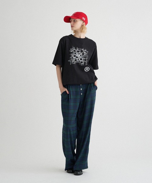 WISH FOR EVER(ウィッシュフォーエバー)の「DRAWCODE ART GRAPHIC T/ドローコードアートグラフィックT(Tシャツ/カットソー・メンズ・イエロー/ブラック/グレー・MEDIUM/LARGE)」の7枚目の写真