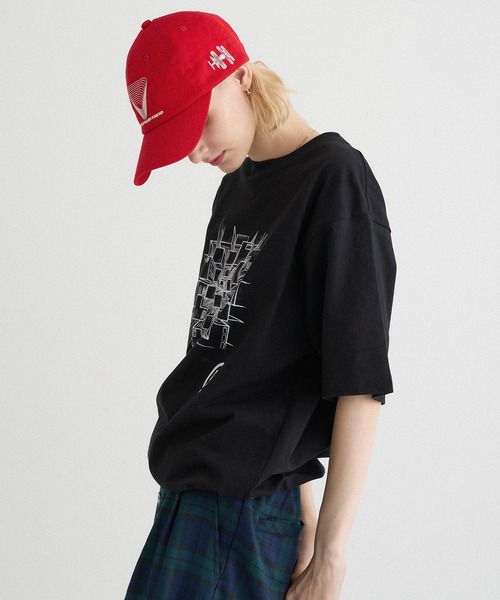 WISH FOR EVER(ウィッシュフォーエバー)の「DRAWCODE ART GRAPHIC T/ドローコードアートグラフィックT(Tシャツ/カットソー・メンズ・イエロー/ブラック/グレー・MEDIUM/LARGE)」の22枚目の写真