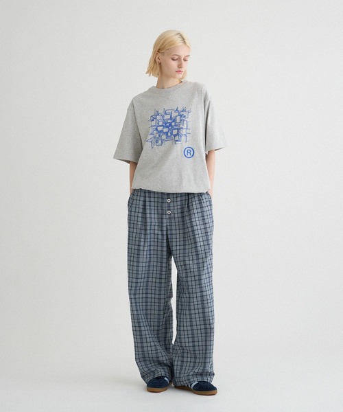 WISH FOR EVER(ウィッシュフォーエバー)の「DRAWCODE ART GRAPHIC T/ドローコードアートグラフィックT(Tシャツ/カットソー・メンズ・イエロー/ブラック/グレー・MEDIUM/LARGE)」の8枚目の写真