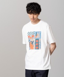 ｢Toyameg｣modern academic "TILE" Tシャツ