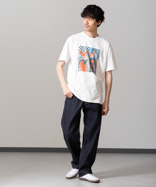 NANO universe（ナノユニバース）の「｢Toyameg｣modern academic "TILE" Tシャツ（Tシャツ/カットソー・メンズ・ホワイト・M/L）」の8枚目の写真