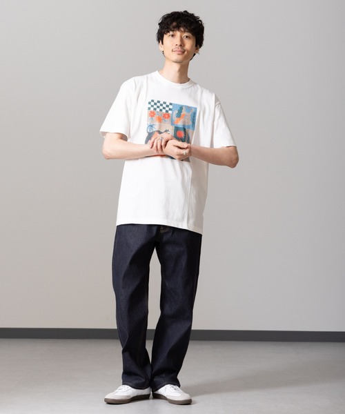 NANO universe（ナノユニバース）の「｢Toyameg｣modern academic "TILE" Tシャツ（Tシャツ/カットソー・メンズ・ホワイト・M/L）」の9枚目の写真