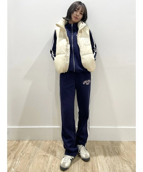 GAP(ギャップ)の「ヴィンテージ ソフト GAPロゴ トラックジャケット(ユニセックス)(ジャージ・メンズ・オフホワイト/ネイビー/グリーン・XS/S/M/L/XL)」の15枚目の写真