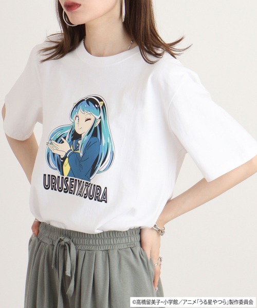 セール】うる星やつら プリント半袖Tシャツ（Tシャツ/カットソー