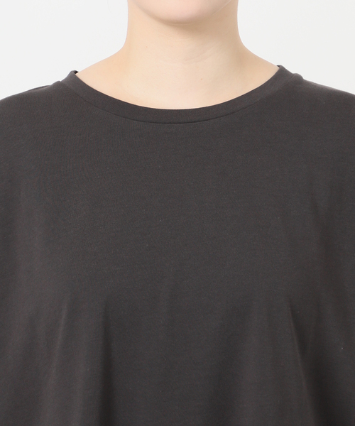 B.C STOCK（ベーセーストック）の「《追加4》裾ラウンドロンTEE（Tシャツ/カットソー・レディース・ホワイト/ブラック/ブラック系その他・FREE）」の14枚目の写真