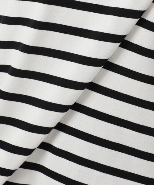 B.C STOCK（ベーセーストック）の「《追加4》裾ラウンドロンTEE（Tシャツ/カットソー・レディース・ホワイト/ブラック/ブラック系その他・FREE）」の6枚目の写真