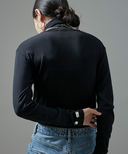 SALON adam et rope'(サロン アダム エ ロペ)の「【Smile Cotton】2PACK TEE(Tシャツ/カットソー・レディース・ホワイト/ブラック/パープル/グレー・FREE)」の14枚目の写真
