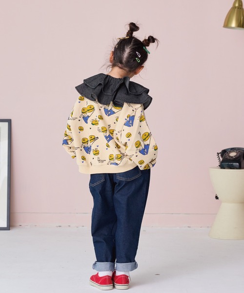 BIG FIELD（ビッグフィールド）の「デニムフリルカラー（付け襟・キッズ・ブラック/ネイビー・FREE）」の12枚目の写真