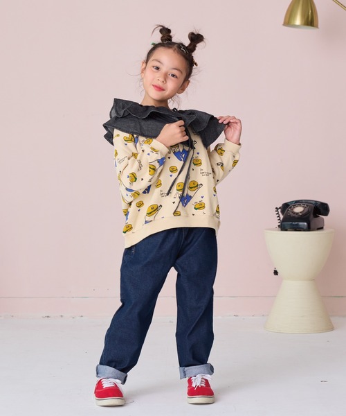 BIG FIELD（ビッグフィールド）の「デニムフリルカラー（付け襟・キッズ・ブラック/ネイビー・FREE）」の13枚目の写真