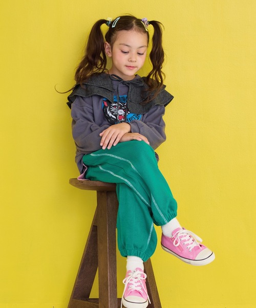 BIG FIELD（ビッグフィールド）の「デニムフリルカラー（付け襟・キッズ・ブラック/ネイビー・FREE）」の10枚目の写真